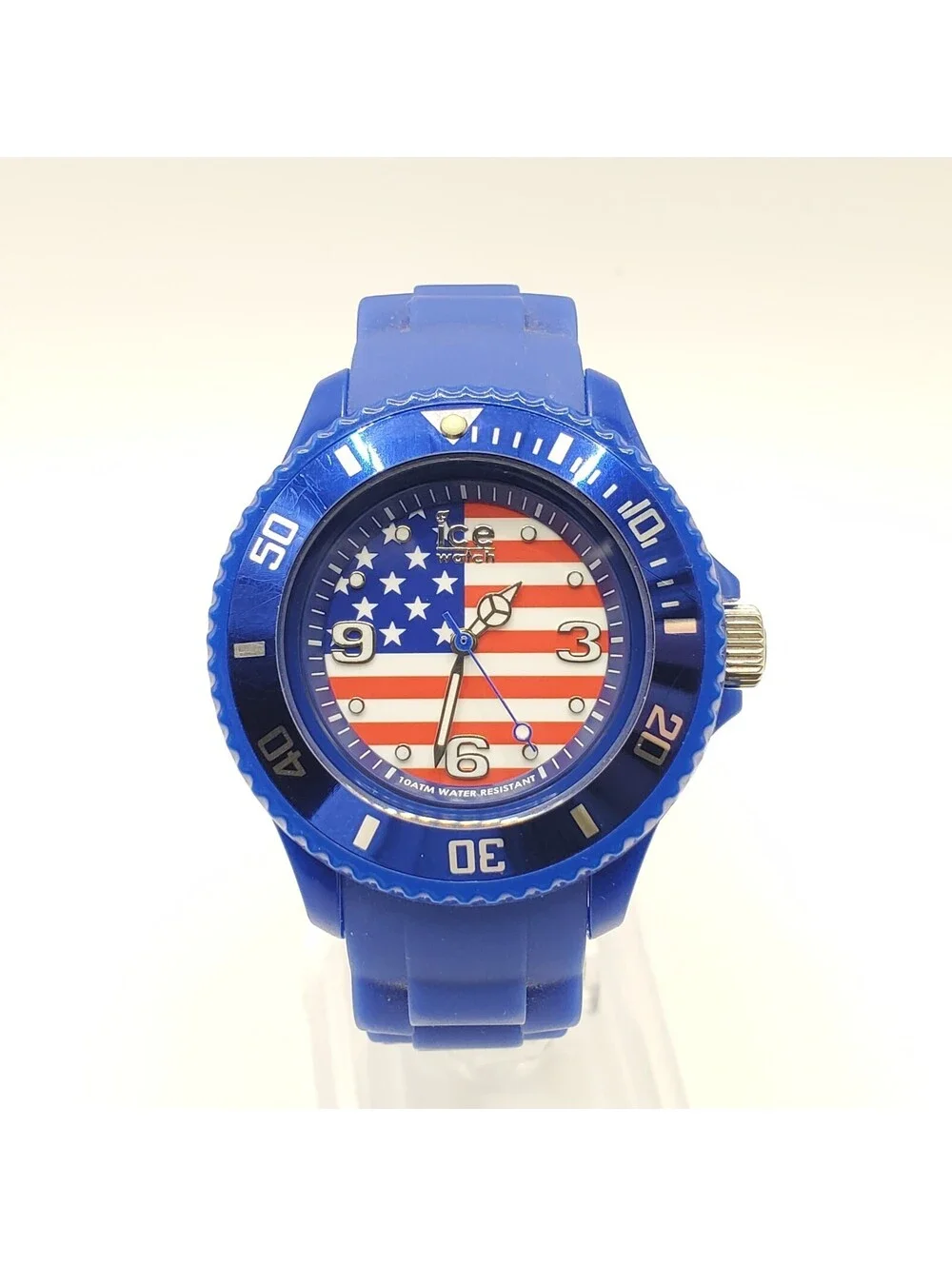 Ice USA Rotating Bezel Quartz Watch 36mm New Battery